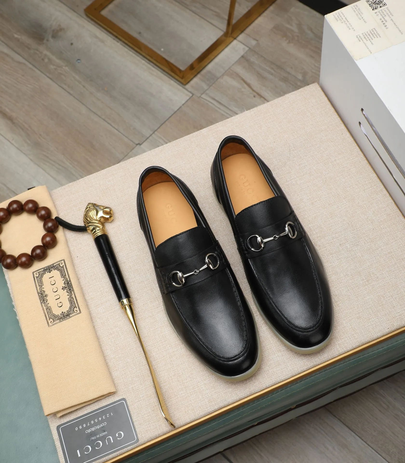 Men's shoes 💰520 📛📛Original (water-dyed cow lining) GUCCI official website formal shoes🌀 Italian 🇮🇹Imported cowhide➕Top imported water-dyed cowhide lining💋Finely handmade Original bottom, the real thing looks better when photographed in person Standard size 38-44